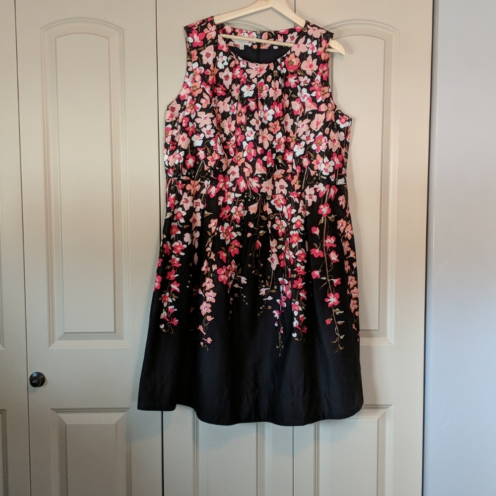 Talbot's A-line floral dress